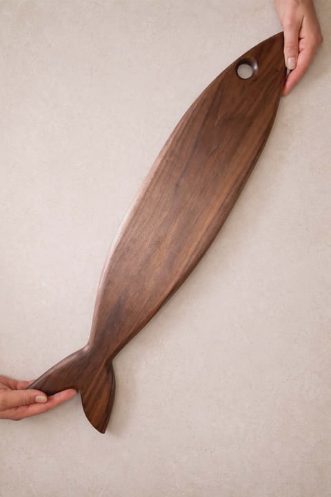 Deska ryba z orzecha amerykańskiego